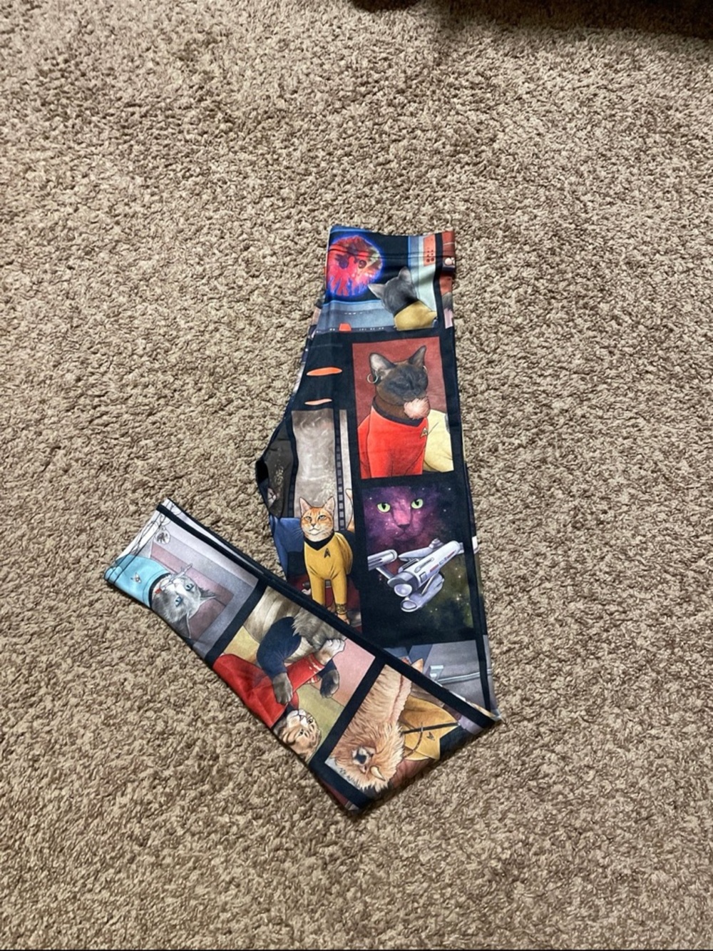 Pop Galaxy Star Trek TOS Cats Leggings